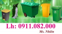 Thùng rác nhựa hdpe giá rẻ- thùng rác 120L 240L giá tốt tại cần thơ- lh 09110820