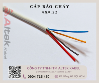 Cáp tín hiệu báo cháy, báo động 4x0.22 tại Đà Nẵng, Hà Nội, Hồ Chí Minh