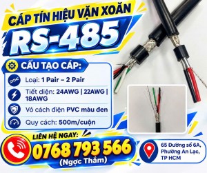 Cáp Tín Hiệu Vặn Xoắn RS-485 ALTEK KABEL - Nâng Cao Hiệu Suất