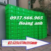 Sọt nhựa rỗng( sóng nhựa hở)khay nhựa HS 018, sọt nhựa tại hà nội