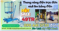 Thang nâng 8m bằng điện, thang nâng điện nhập khẩu..