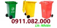 Sản phẩm thùng rác nhựa giá rẻ, thùng rác 120l 240l 660l- lh 0911082000