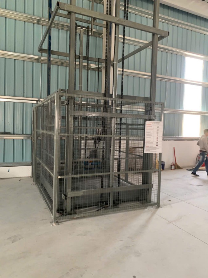 Thang nâng hàng 500kg, Thang nâng hàng tự chế, Thang nâng hàng 250kg, Thang nâng hàng mini