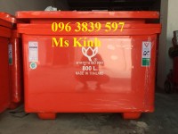 Thùng giữ lạnh 1200 lít, thùng đá Thái Lan 1200l nắp rời có chân - 0963839597