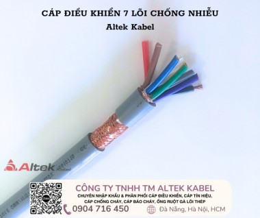 Cáp CVV 7x0.5, 7x0.75, 7x1.0, 7x1.5 tại Hà Nội, Đà Nẵng, Hồ Chí Minh