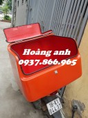 Thùng chở hàng sau xe máy giá tại xưởng, xưởng sản xuất thùng chở ha