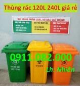 Thanh lý cuối năm thùng rác y tế, thùng rác nhựa 120l 240l 660l giá rẻ ưu đãi-