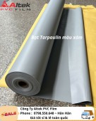Bạt Tarpaulin màu xám, bền đẹp, chống thấm hiệu quả