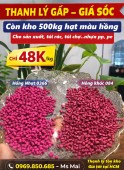 Thanh lý kho hạt màu hồng cho sản xuất túi chợ giá chỉ 48k