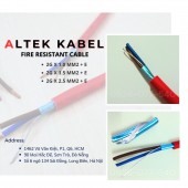 Cáp chống cháy chống nhiễu Altek Kabel 2 x 1.0 mm2