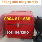 Thùng giao hàng giữ nhiệt, thùng xe máy, thùng chở hàng composite