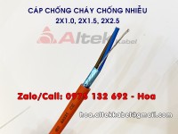 Cáp chống cháy 2x1.5 chống nhiễu thương hiệu Đức