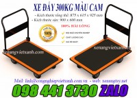 Xe đẩy hàng 300kg màu cam-giá rẻ