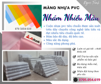 Màng nhựa pvc nhám nhiều màu, độ bền cao