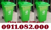 Phân phối thùng rác giá chuẩn nhất thị trường- thùng rác 120l 240l mới 100‰ hàn