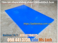 Pallet nhựa lót sàn kê hàng 1000x600x3.5cm