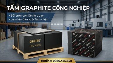 Graphite tấm bôi trơn con lăn lò quay, Graphite làm kín đầu lò, tấm chặn Graphite