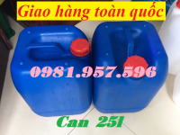 Dụng cụ đựng hóa chất, can nhựa HPDE, can nhựa 25l