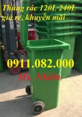 Thùng rác nhựa giảm giá cực sốc- thùng rác 120l 240l 660 giá rẻ tại hậu giang- l