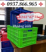 Sóng nhựa đựng hàng nông sản, sọt nhựa phân loại hàng, sọt nhựa chứa hàng, Hs 00