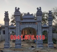 306 mẫu cổng bằng đá đẹp bán đắk lắk - tan quan tứ trụ