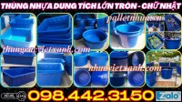 Thùng nhựa dung tích lớn từ 100 lít đến 4000 lít