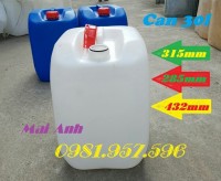 Can nhựa HDPE, can nhựa 30l, can nhựa dày