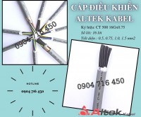 Cáp điều khiển không lưới CT-500 16x0.5/0.75/1.0/1.5 mm2 Altek Kabel