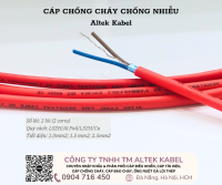 Cáp chống cháy chống nhiễu 2x1.5mm 1pair 16 AWG Altek Kabel