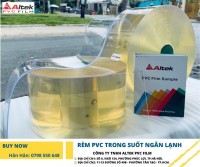 Rèm nhựa pvc cuộn khổ nhỏ có sẵn tại kho