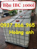 Giá bồn nhựa 1 khối, bồn nhựa 1000l, bồn nhựa đựng thực phẩm, bồn nhựa nuôi cá k