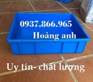 Thùng nhựa bít b9, khay nhựa đặc(Kt:495*395*125)