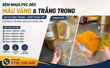 Rèm nhựa PVC ngăn lạnh- hàng sẵn kho, giao nhanh toàn quốc