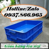 Nhận sản xuất thùng nhựa kín cao 10cm, thùng nhựa đặc, khay nhựa đặc HS025