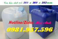 Can nhựa 20l, can nhựa HDPE, can nhựa hóa chất