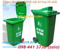 Thùng rác 120 lít 240 lít nắp hở giá sốc