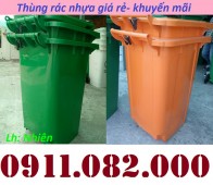 Nơi chuyên cung cấp thùng rác giá rẻ tại hậu giang- sỉ thùng rác 120l 240l 660l