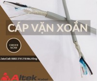 Cáp tín hiệu vặn xoắn chống nhiễu 2 lớp ALTEK KABEL