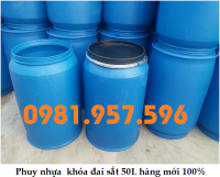 Phuy nhựa 220L mới, phuy nhựa 150L mới, phuy nhựa 120L mới