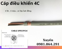 Dây cáp điều khiển, cáp viễn thông 4x1.5mm2 hãng Altek Kabel