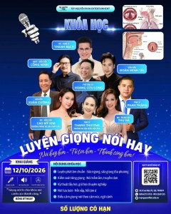 CHIÊU SINH KHÓA LUYỆN GIỌNG NÓI – TỰ TIN HƠN MỖI NGÀY!