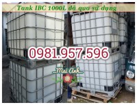 ​Tank cũ đựng nước, tank cũ đựng dung môi, tank IBC hóa chất