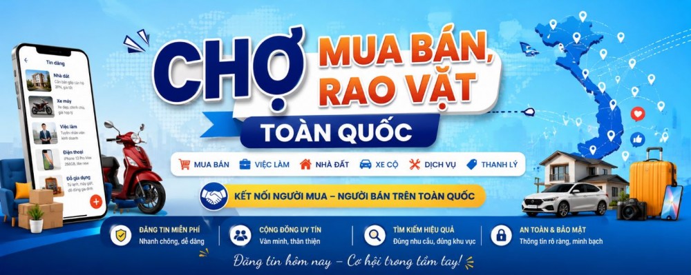 Chợ Mua Bán, Rao Vặt Toàn Quốc – Kết Nối Người Mua Người Bán