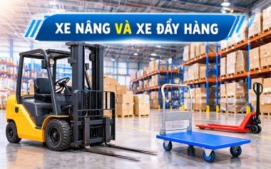 Xe Nâng Và Xe Đẩy Hàng: Cách Chọn Thiết Bị Phù Hợp