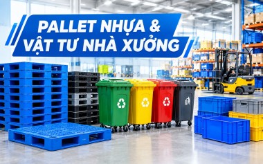 Pallet Nhựa, Thùng Rác Công Nghiệp Và Vật Tư Nhà Xưởng
