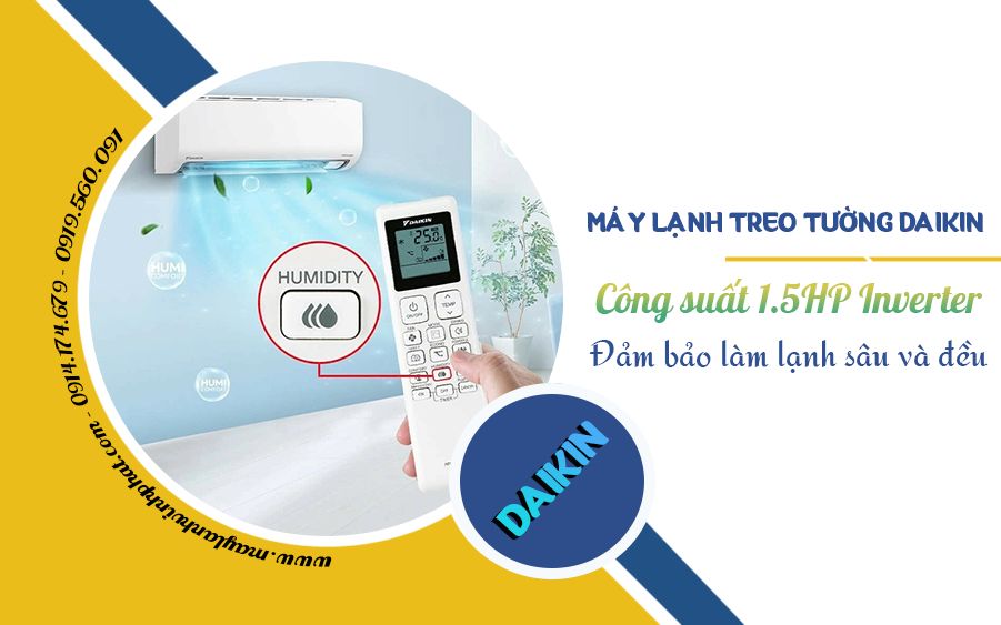 Các quyền lợi khi lắp đặt Máy lạnh treo tường DAIKIN 1.5HP tại Vĩnh Phát