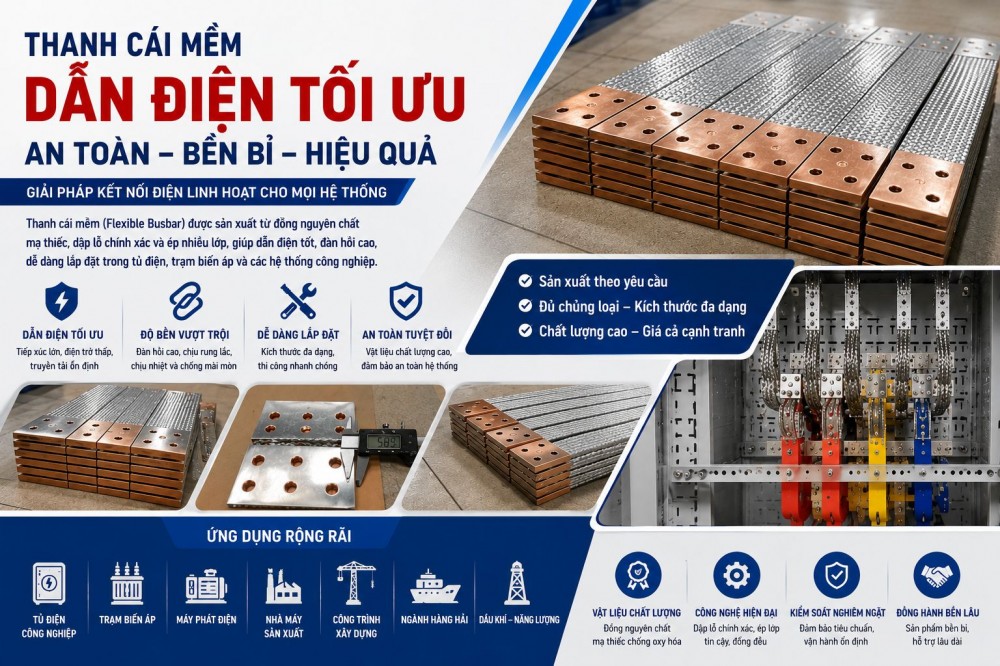 Sợi đồng mềm mạ thiếc là gì? Ứng dụng trong tiếp địa và chống sét