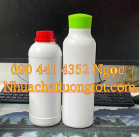 Chai nhựa 1 lít vuông, sx chai nhựa 500ml HDPE, chai lọ 250ml đựng thuốc