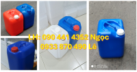 Can nhựa 10 lít xanh, can nhựa 20 lít vuông, thùng nhựa 25 lít đựng thuốc đỏ