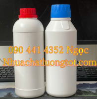 Chai nhựa 1 lít đen y tế, chai nhựa 500ml đựng kiềm, chai nhựa 250ml đựng